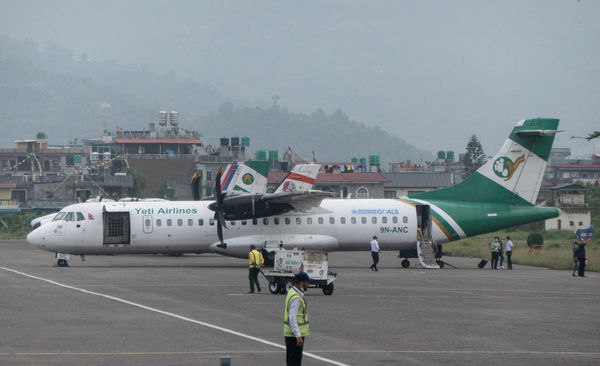 ▲▼尼泊爾雪人航空（Yeti airlines）編號9N-ANC客機。（圖／路透）