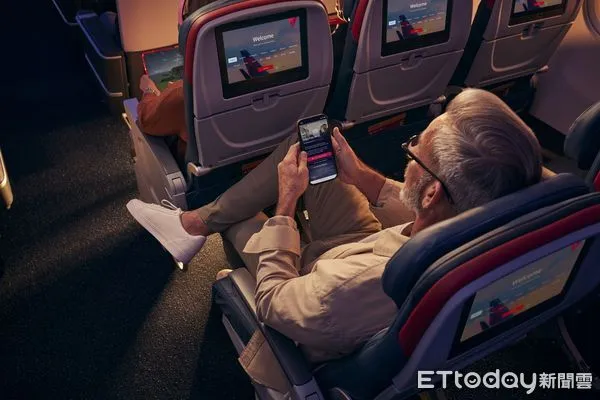 ▲達美航空將提供免費機上高速Wi-Fi。（圖／業者提供攝）
