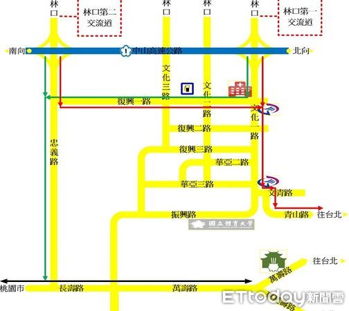 ▲警方呼籲用路人依規劃路線行駛避開壅塞路段。（圖／龜山警分局提供）