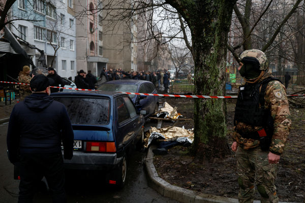 ▲▼烏克蘭內政部長、副部長與國務祕書18日因直升機墜毀基輔近郊羅伐利（Brovary）而喪生。（圖／路透）