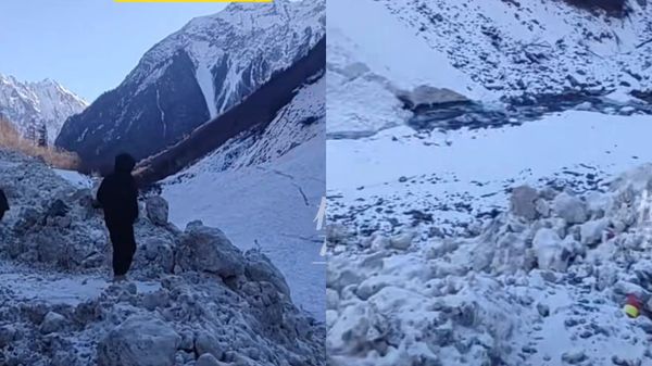 ▲▼ 西藏林芝雪崩            。（圖／翻攝 抖音、半兩微博）