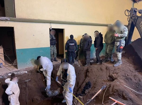 ▲▼墨西哥一家夜店地底居然挖出了埋有47具人類遺骸的亂葬崗。（圖／翻攝自推特）