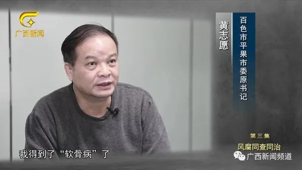 ▲廣西百色平果市前市委書記黃志願。（圖／翻攝環球網）