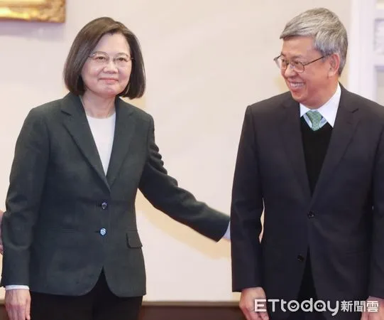 ▲▼總統府宣布陳建仁出任行政院長記者會。（圖／記者屠惠剛攝）