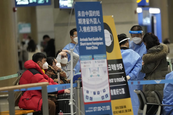 ▲▼南韓針對從中國入境旅客實施PCR核酸篩檢。（圖／達志影像／美聯社）
