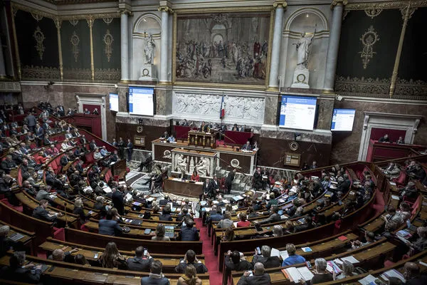 ▲法國國民議會，法國下議院，法國國會。（圖／達志影像／美聯社）