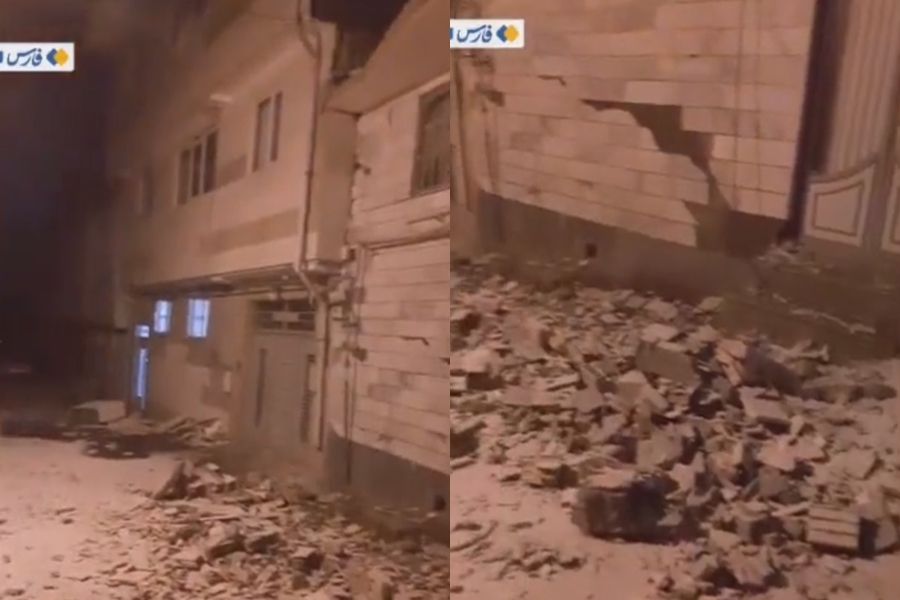▲▼  伊朗5.9地震至少3死。（圖／翻攝自推特）