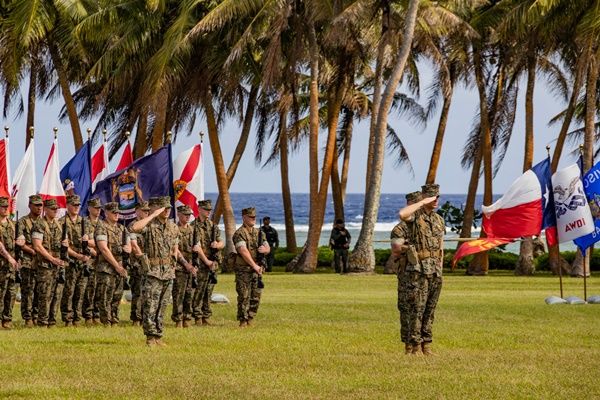 ▲▼美國陸戰隊在關島舉行新基地啟用儀式。（圖／翻攝自Facebook／U.S. Marine Corps）