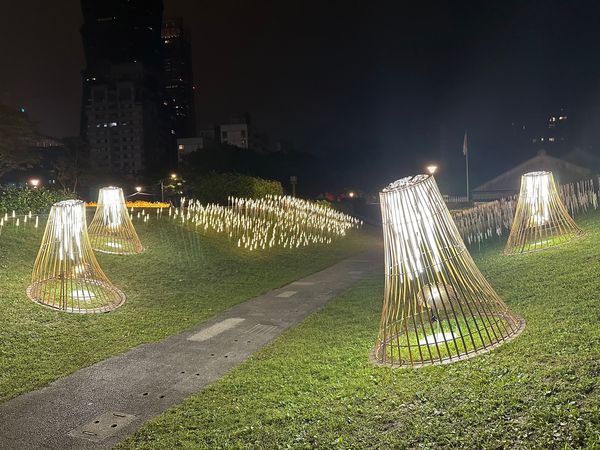 ▲2023台灣燈會重回台北，今（30日）再曝光新展品，未來展區內的四四南村內，LINE FRIENDS將與民眾見面。（圖／產發局提供）