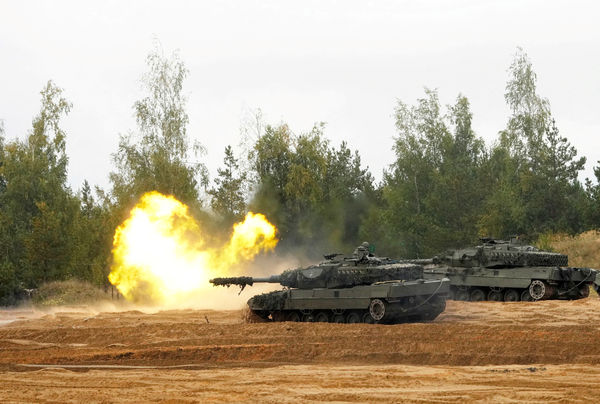 ▲▼豹2坦克、Leopard 2、豹2主力戰車。（圖／路透）