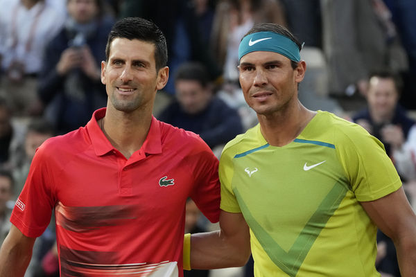 ▲▼ 網壇兩大天王喬科維奇（Novak Djokovic）與納達爾（Rafael Nadal ）。（圖／達志影像／美聯社）