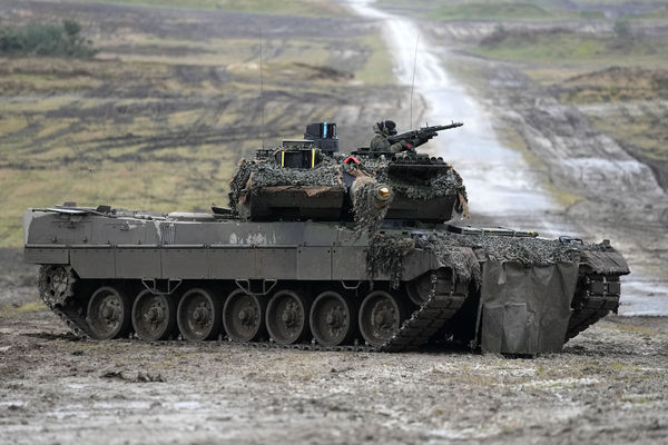 ▲▼德國豹2（Leopard 2）坦克。（圖／達志影像／美聯社）
