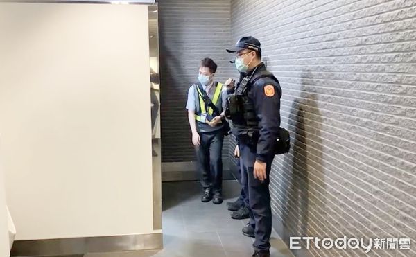 ▲桃園捷運警察隊今天針對捷運站進行巡查。（圖／記者沈繼昌翻攝）
