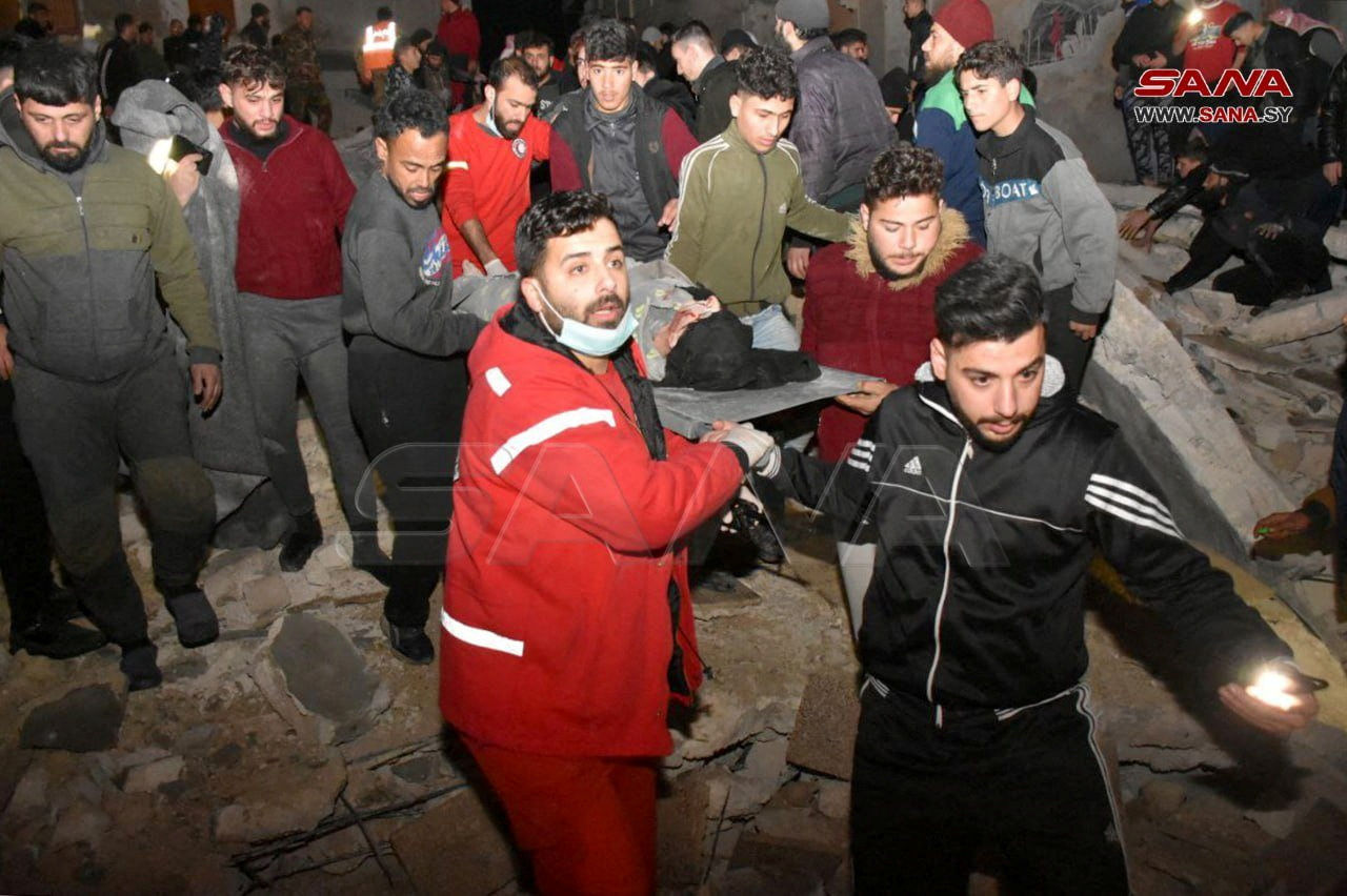 ▲▼ 土耳其7.8強震，敘利亞哈馬（Hama）災情。（圖／路透）
