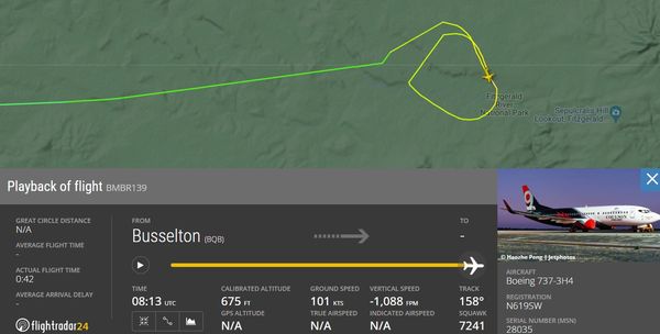 ▲▼澳洲波音737「滅火飛機」墜毀。（圖／翻攝自推特／@flightradar24）
