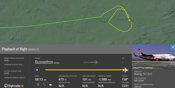 ▲▼澳洲波音737「滅火飛機」墜毀。（圖／翻攝自推特／@flightradar24）