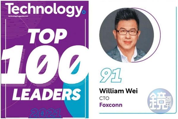 魏國章獲全球知名《Technology》雜誌評選為2021年全球前100位科技領袖人物，名列第91名，影響力不容小覷。（讀者提供）