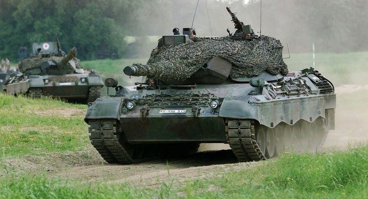 ▲荷、丹、德3國將集資援助烏克蘭豹-1A5戰車。（圖／翻攝推特「@danielapruna2」）