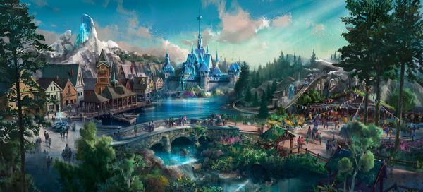 ▲香港迪士尼獨有、全球首個魔雪奇緣世界即將於2023年下半年矚目登場。（圖／香港迪士尼）