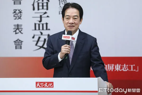 ▲副總統賴清德出席潘孟安新書發表會。（圖／記者林敬旻攝）