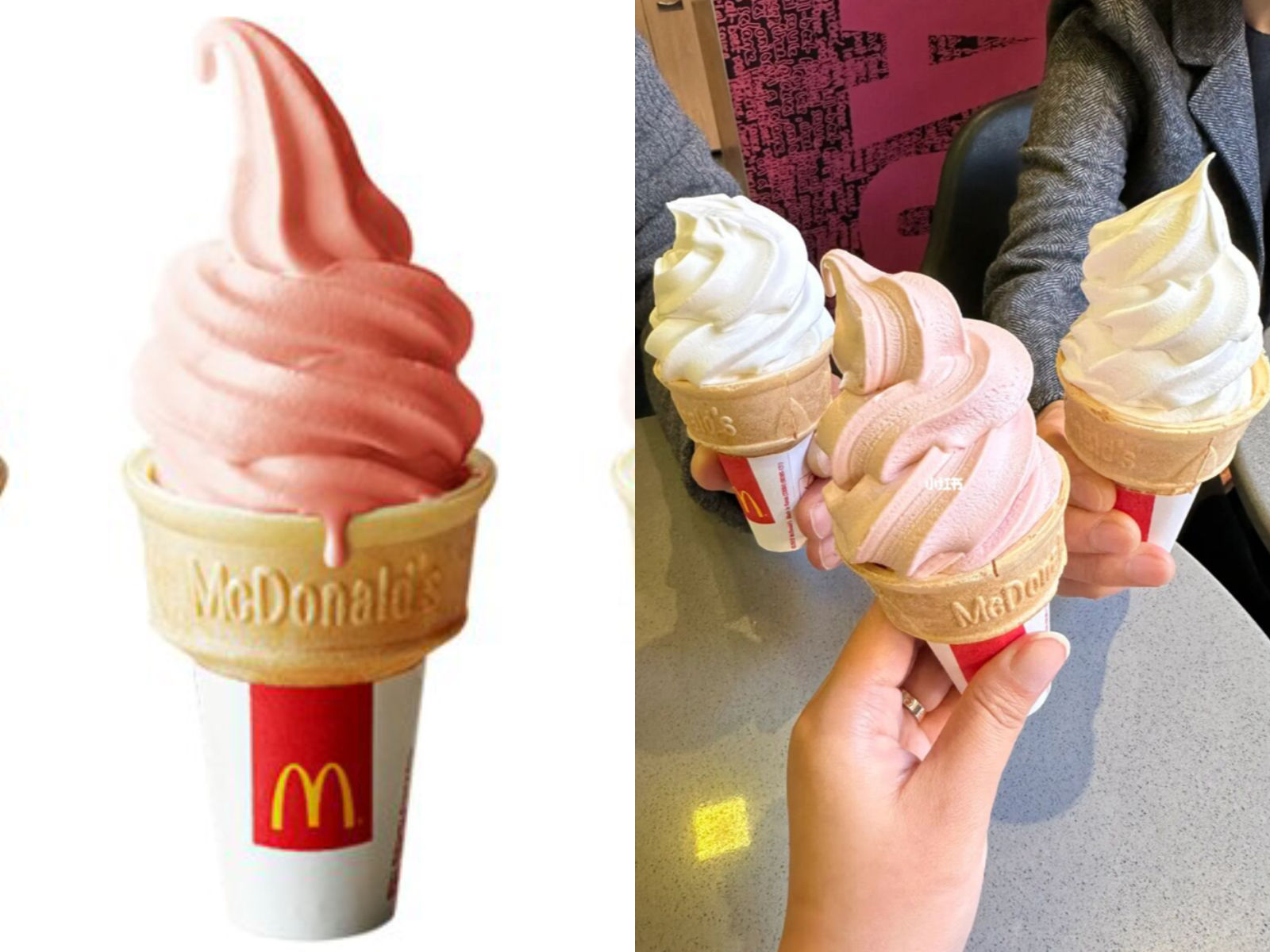 麦当劳冰淇淋和甜筒宣传广告图片素材-编号06530859-图行天下
