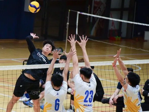 ▲中原大學男排與馬尼拉大學交流賽登場