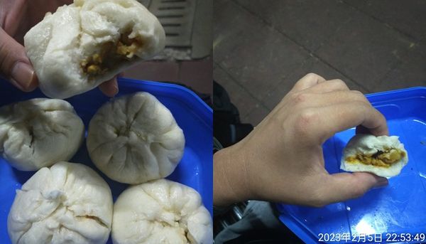 ▲▼馬來西亞一名父親因害怕女兒親手做的肉包被新加坡海關丟棄，花了一個小時在邊境車站將包子全部吃光。（圖／翻攝自Facebook）