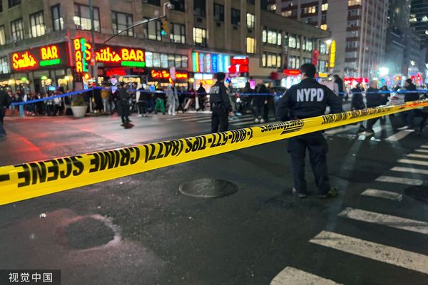 ▲▼紐約時報廣場附近9日傳出槍擊案，1人死亡。（圖／CFP）