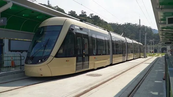 ▲▼新北市,安坑輕軌,安坑輕軌通車典禮,新北市長,侯友宜,捷運十四張站。（圖／新北市捷運工程局提供）