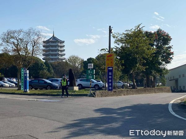 ▲佛光山開山宗長星雲大師13日將發引台南白河大仙寺「荼毘」，白河區公所、白河分局、佛光山寺及大仙寺辦理期前相關路線會勘。（圖／記者林悅翻攝，下同）