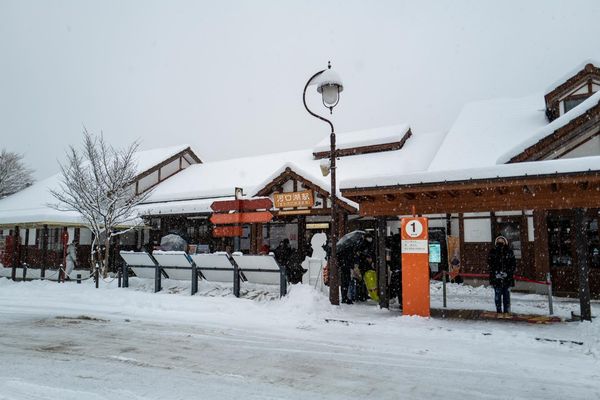 ▲▼日本大雪封路　蘋果西打險受困。（圖／翻攝自Facebook／蘋果vs西打欸阿木）