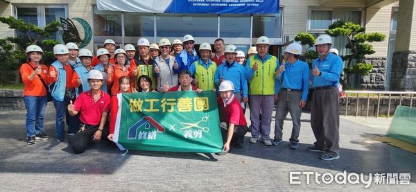 ▲台南做工行善團出動志工70人，努力為弱勢改善居住環境。（圖／記者林悅翻攝，下同）