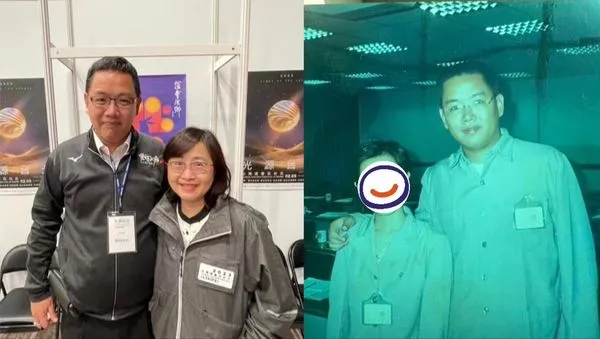 ▲雲林縣府工務處長汪令堯臉書曝林奕華年輕照片。（圖／翻攝自Facebook／汪令堯）