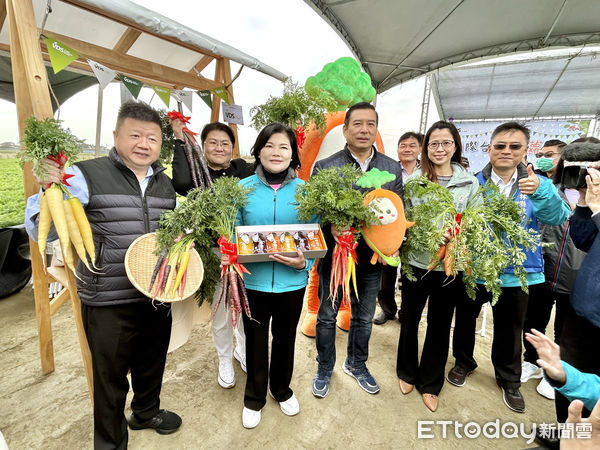 ▲VDS活力東勢今日召開「2023國際台灣胡蘿蔔日」宣傳記者會。（圖／記者蔡佩旻攝）