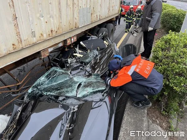 ▲▼寶山車禍            。（圖／記者陳凱力翻攝）