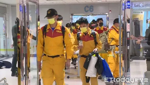 ▲▼ 土耳其救援搜救隊返台。（圖／記者攝影中心攝）