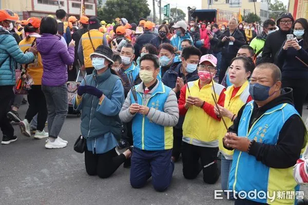 ▲拱天宮白沙屯媽祖繞境進二水。（圖／民眾陳品嘉提供）