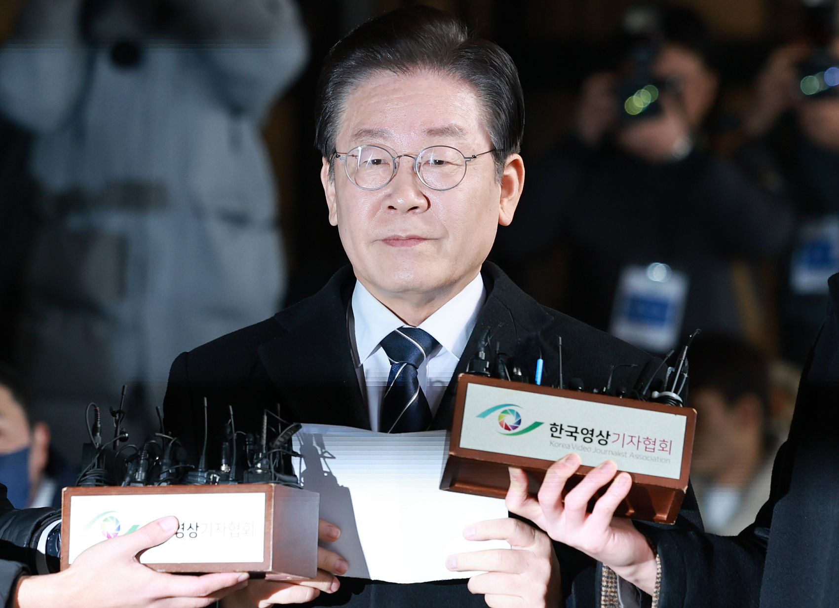 ▲南韓共同民主黨黨代表李在明遭威脅恐嚇。（圖／CFP）