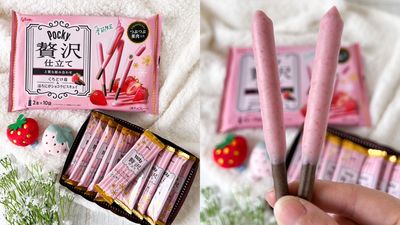 超商獨家「升級版Pocky」！草莓巧克力醬加倍　卡士達派咬下爆餡