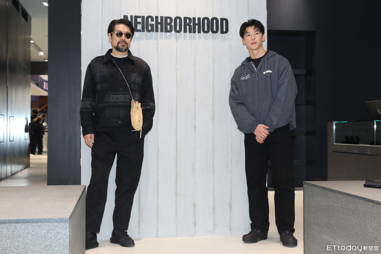 ▲▼許光漢出席NEIGHBORHOOD開幕活動,左為品牌設計師暨創辦人瀧澤伸介。（圖／記者李毓康攝）