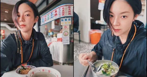 歐陽靖po文分享台南美食，被質疑是業配。（圖／翻攝歐陽靖臉書）