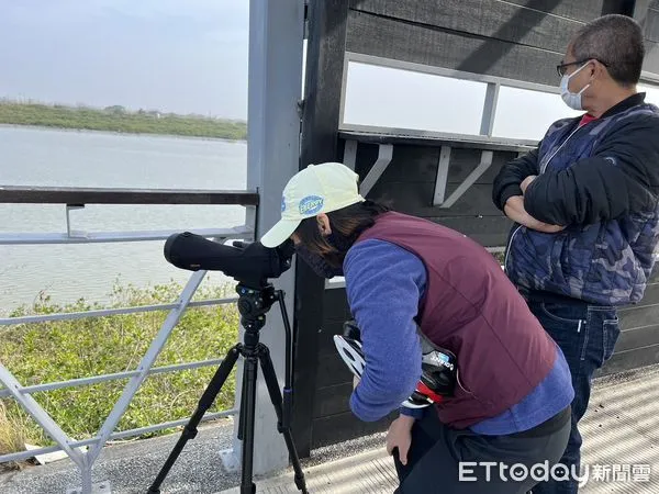 ▲雲嘉南管理處與台南市生態保育學會，19日舉辦雲嘉南賞鳥自行車小旅行首場活動，參加人員稱讚不虛此行。（圖／記者林悅翻攝，下同）