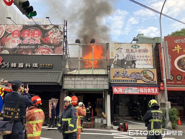 ▲▼      台中民宅火警       。（圖／記者許權毅翻攝）