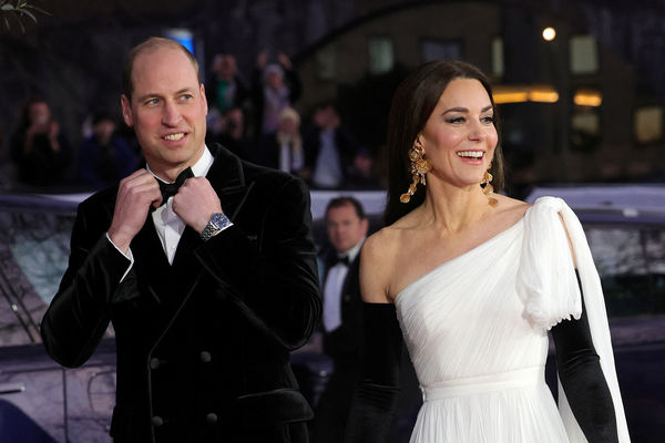 ▲▼威廉王子與凱特王妃19日在倫敦出席英國電影學院獎（BAFTA）第76屆頒獎典禮。（圖／路透）