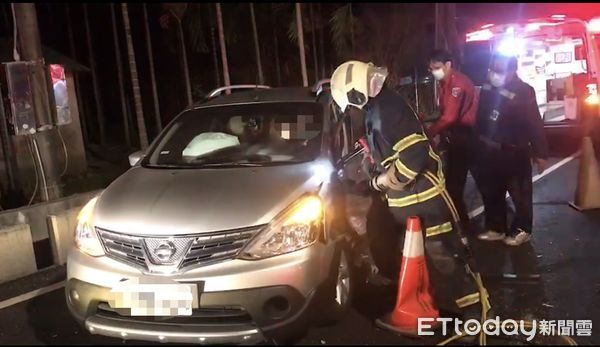 ▲內埔鄉清涼路車禍             。（圖／民眾提供，下同）