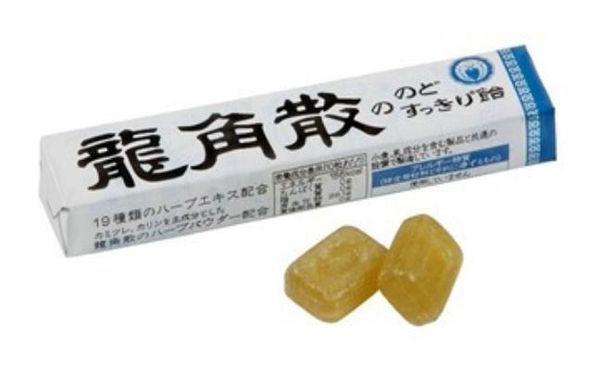 日本龍角散「薄荷草本潤喉糖」」因中國人爆買大缺貨。（翻攝自日本龍角散官網）