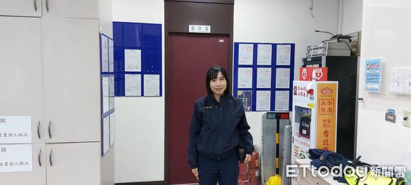 ▲▼ 北投分局石牌所警員黃巧芳。   。（圖／記者黃宥寧翻攝）