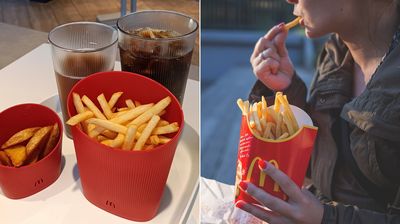 法國「麥當勞薯條包裝遭替換」　馬克宏下令用環保餐具經濟成本大