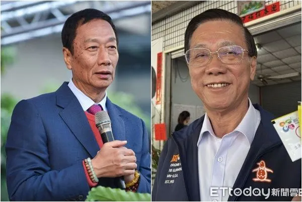 ▲傳郭台銘有意以南投女婿的身分，為林明溱站台。（圖／記者林敬旻攝、林明溱競選辦公室提供）