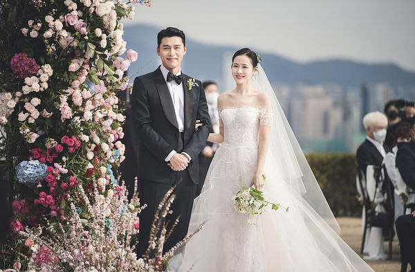 ▲▼韓國藝人玄彬、孫藝珍去年3月31日在首爾舉行婚禮。（圖／CFP）